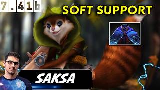 Saksa Hoodwink Soft Support - Dota 2 Patch 7.41a pro Player Full Gameplay