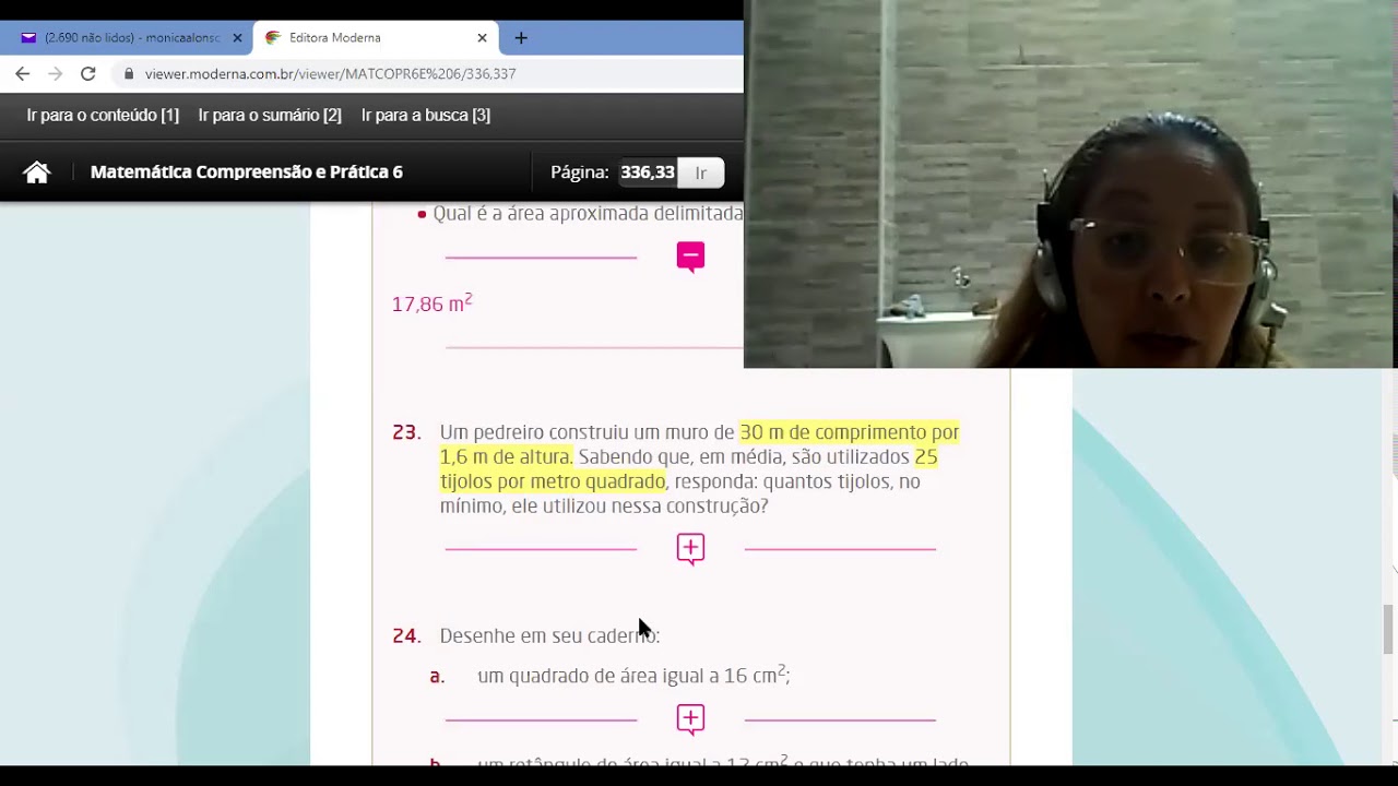 Aula dia 03/11 - Professora Mônica - Matemática - 6º ano