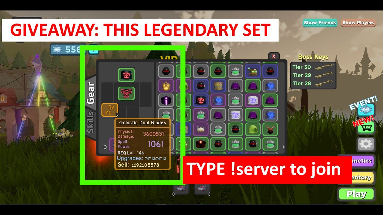 Roblox Dungeon Quest All Legendaries