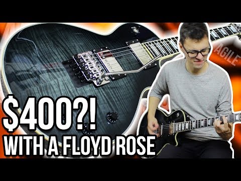 this-guitar-is-only-$400-with-a-floyd-rose?!-how...?-||-agile-al-3100mcc-demo/review