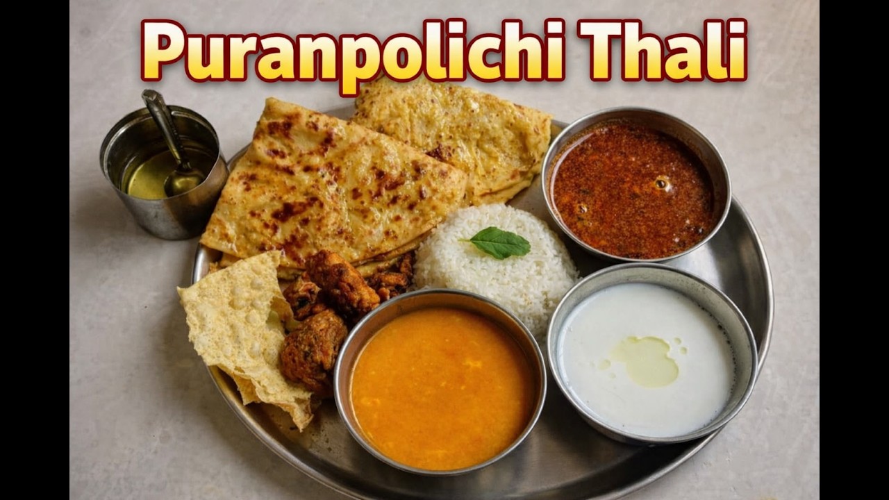 Holi Special - Puranpolichi Thali