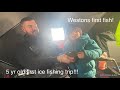 FIRST MICHIGAN ICE FISHING 2022 | 5 Yr old First TIME ICE FISHING!!