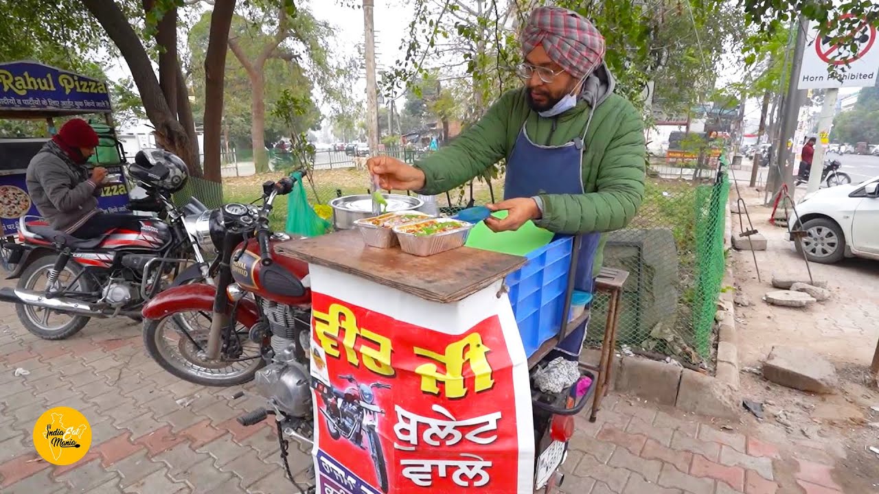Most Famous Bullet Wale Rajma Kadhi Chawal of Ludhiana Rs. 60/- Only l Ludhiana Street Food | INDIA EAT MANIA