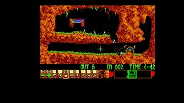 Lemmings Tricky Level 15 Walkthrough Amiga