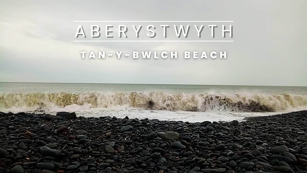 Aberystwyth -  Waves on Tan-y-Bwlch Beach  | December 2021