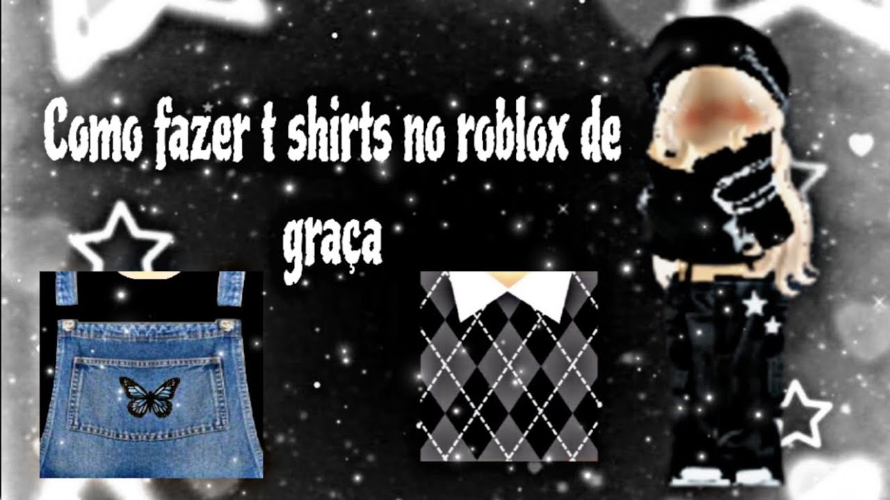 Passo a Passo como fazer t shirts no roblox de graça YouTube