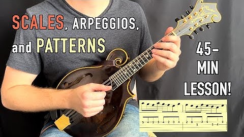 Essential Scales, Arpeggios, and Patterns to LEARN the Mandolin Fretboard: "A Major"