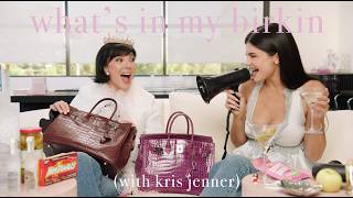 what's in my birkin? (with kris jenner)
