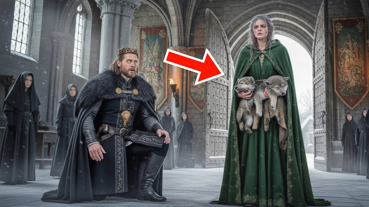 Branco alfa pianse la perdita dei suoi cuccioli finché l’omega umano entrò coperto di neve portandol