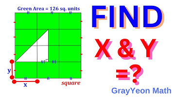 Find the lengths of x and y #mathpuzzles #geometryskills #thinkoutsidethebox