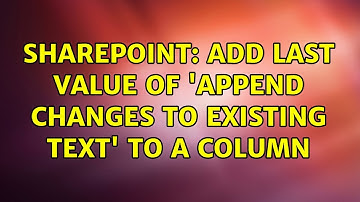 Sharepoint: Add last value of 