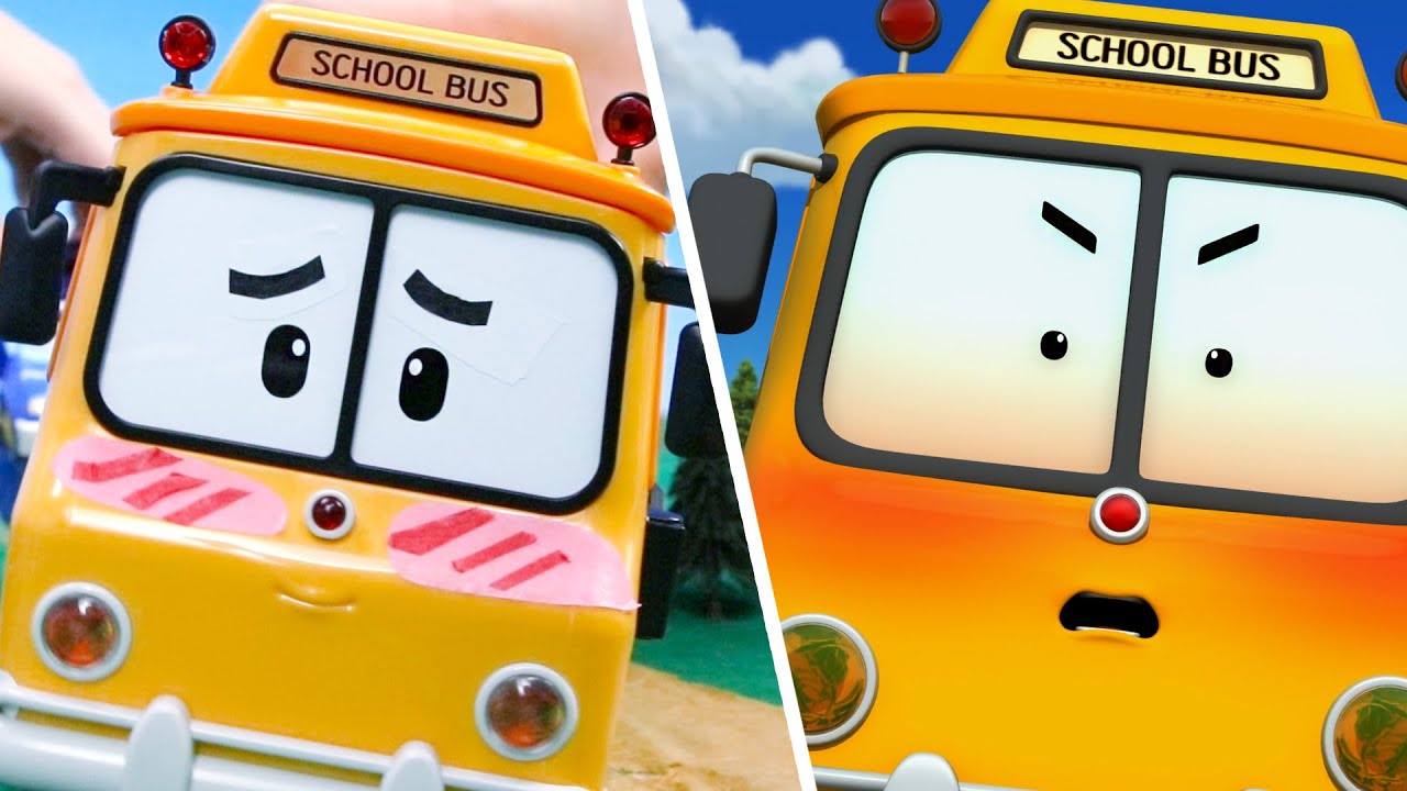 とても暑いです│ロボカーポリーの名場面をおもちゃで再現!│おもちゃあそび│子供向けアニメ│はたらくくるま│ロボカーポリー テレビ