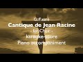 Cantique De Jean Racine G Fauré For Choir Piano Accompaniment Karaoke Score 