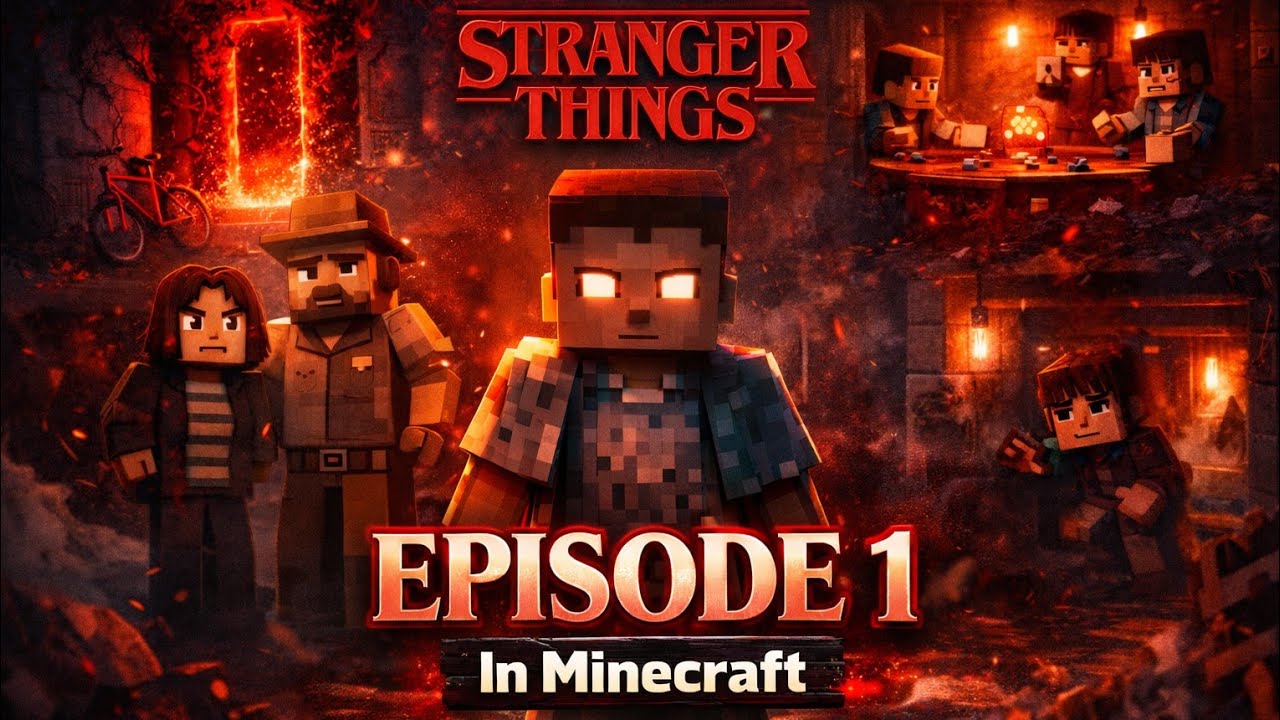 This Minecraft Stranger Things Map Is Creepy| Episode 1 