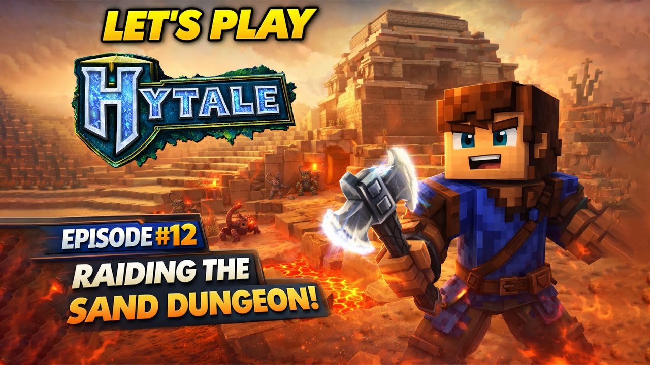 Raiding the Sand Dungeon! 😱🔥 | Hytale EP 12