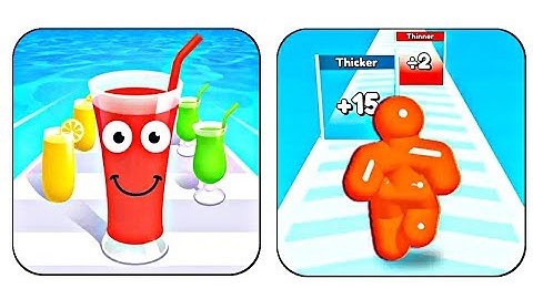 Juice Run Vs Tall Man Run - All level Mobile Gameplay Walkthrough Android/iOS