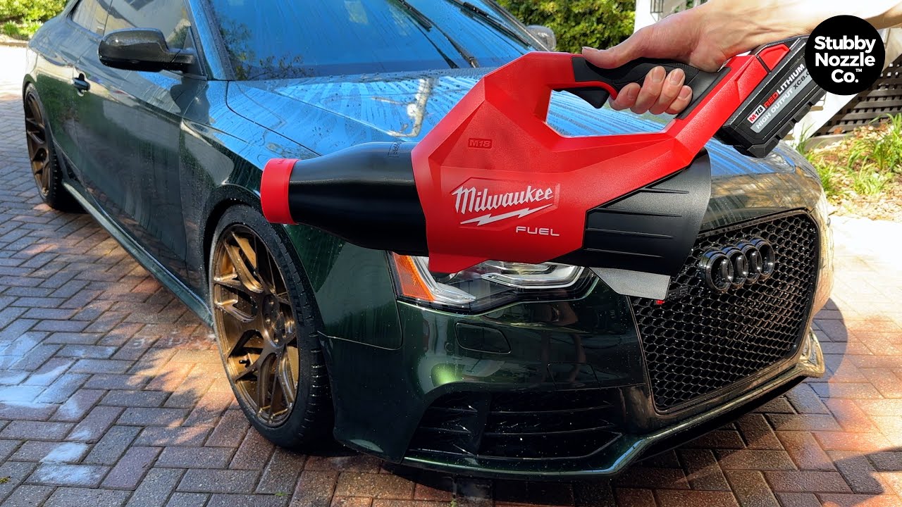 STUBBY® Car Drying Nozzle for Milwaukee M18 FUEL Gen III Single Battery