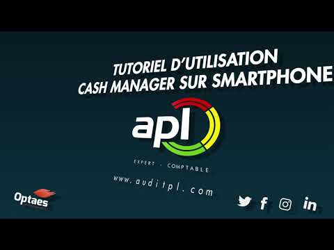 Cash manager tuto #7 Application Cash manager