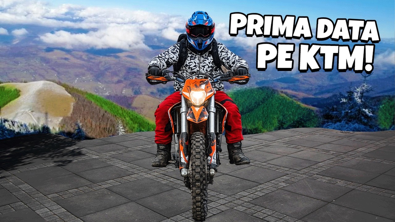 PRIMA DATA PE UN KTM!