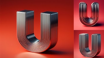 Generate 3D Font Typography in Seconds for FREE🤑#3dtypography #video THELOGOSTATION