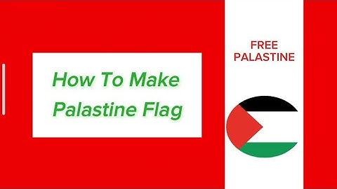 How to make palastine flag with html and css