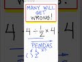Order of Operations and Fraction Division Quiz