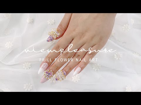 뷰확행 Live -  봄에 어울리는 생화네일/ Flower Nail Art for Spring