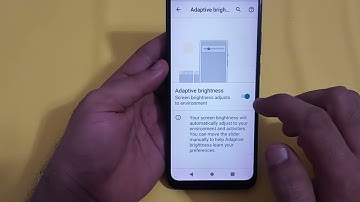 Nokia g11 plus adaptive brightness setting, how to enable adaptive brightness in Nokia g11 Plus