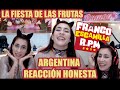 FRANCO ESCAMILLA ♥ RPM LA FIESTA DE LAS FRUTAS #ARGENTINA LLORA DE RISA! 😆 #REACCIÓN HONESTA #MEXICO