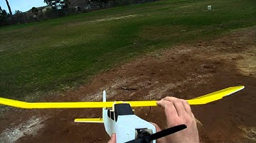 FliteTest Tiny Trainer | Modified fuselage with polyhedral wing