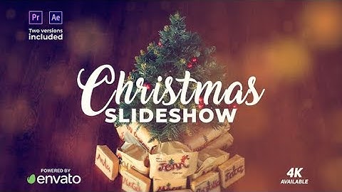 Christmas Slideshow 🎅 ▶▷Premiere Pro Trends◁◀