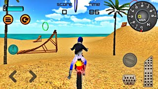 Motorcycle Parkour in Motocross Beach Jumping  Crazy Jump Android IOS Gameplay screenshot 5