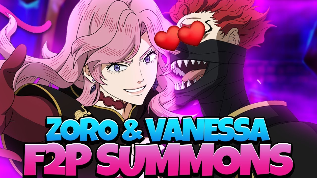 THE *LUCKIEST* F2P SUMMONS FOR DESTINY WAIFU VANESSA & ZORA! - Black Clover Mobile