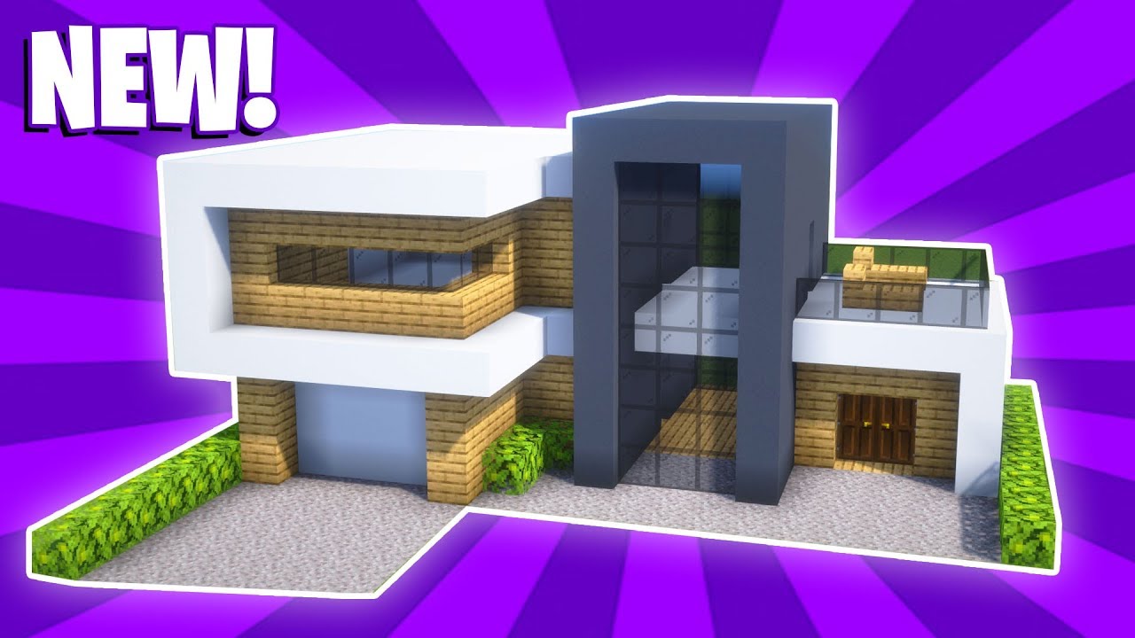 A real architect's building houses in Minecraft tutorial / Modern House #23  