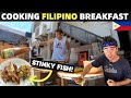 COOKING FILIPINO BREAKFAST AT HOME (Dried Fish, Egg... No Rice?!)