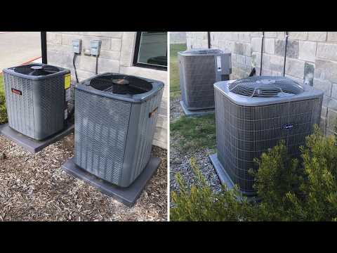 New Amana ALXS4B & Carrier Sentry Series Air Conditioners Running w/ Dual Amana Startup/Shutdown