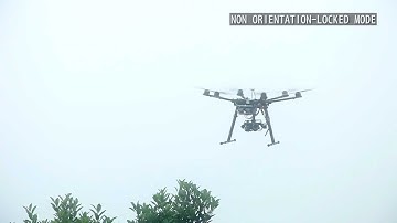 DJI Zenmuse Z15 3 work modes-Back to Mid-point&Orientation-locked&Non Orientation-lockedmode