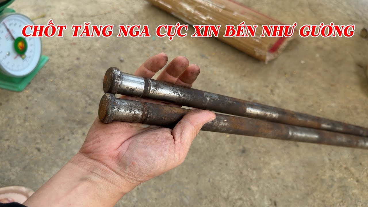 Пара высококачественных кованых ножевых булавок российского производства для клиента из Бен Тре, ...