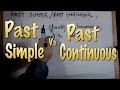 INGLÉS. Diferenciar Past Simple-Past Continuous. Inglés para hablantes de español.