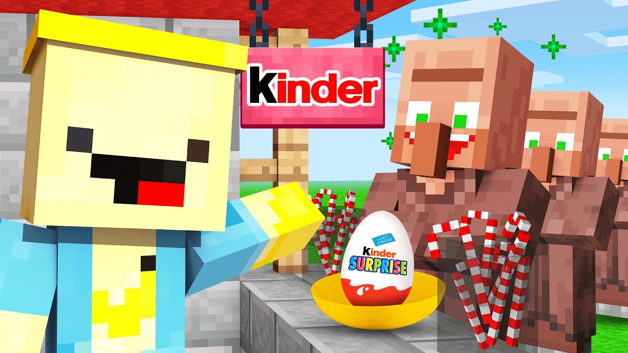 J’ai Ouvert un Magasin de BONBON pour Voler les Villageois sur Minecraft !