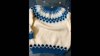 Lopapeysa Sweater #lopapeysasweater #icelandicsweater #handmadesweater #madewithlove