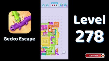Gecko Escape Level 278 Walkthrough 🦎 | Puzzle Game Solutions & Tips | SolutionGuruji