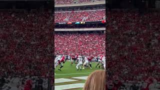 Uga TD on Sanford statium