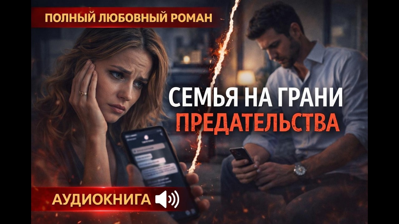 Любовный роман -  Семья на грани предательства 💔 ПОЛНАЯ АУДИОКНИГА !!