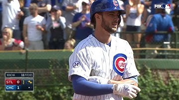 STL@CHC: Bryant opens scoring with double to left