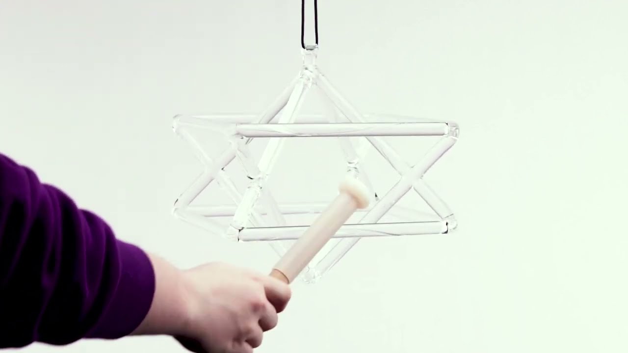 10'' Quartz Crystal Singing Merkaba Star Chime