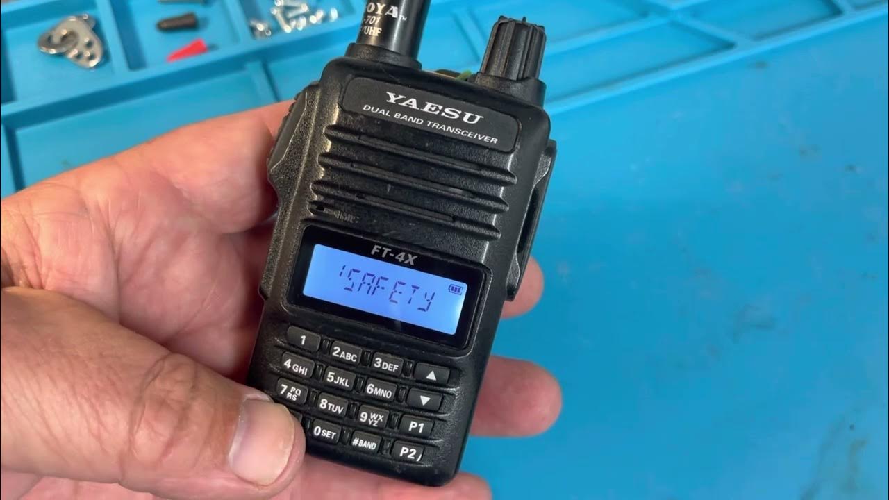 Yaesu FT4X Rough guide to Basics. Using Dual watch and memories. YouTube