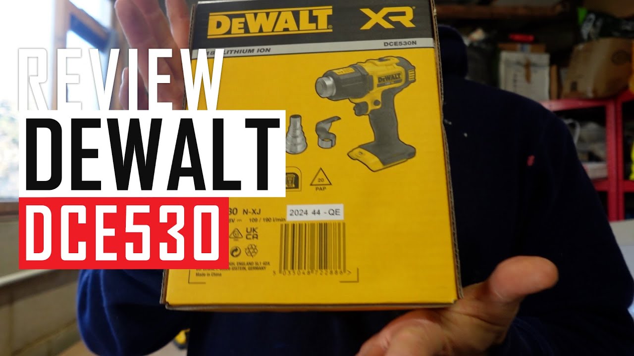 Обзор DeWalt DCE530N – действительно ли стоит покупать беспроводной термофен?