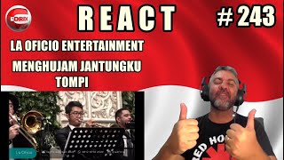 LA OFICIO ENTERTAINMENT JAKARTA - MENGHUJAM JANTUNGKU - TOMPI BRAZILIAN REAKSI INDONESIA