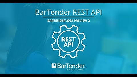 Getting started with the BarTender REST API